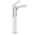 WELS Bathroom Chrome Round Tall Basin Mixer Vanity Faucet Laundry Counter Tap