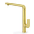 NEW ARRIVAL WELS Brushed Gold Round Kitchen Mixer Sink Tap Laundry Faucet Spout