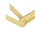 WELS Brushed Gold Short Square Basin Mixer Vanity Sink Faucet Spout Laundry Tap