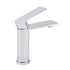 WELS Chrome Square Bathroom Short Basin Mixer Vanity Sink Faucet Tap Flat Lever