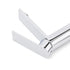 WELS Chrome Square Bathroom Short Basin Mixer Vanity Sink Faucet Tap Flat Lever