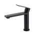 WELS Matt Black Square Short Basin Mixer Vanity Sink Faucet Laundry Spout Tap