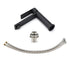 WELS Matt Black Square Short Basin Mixer Vanity Sink Faucet Laundry Spout Tap