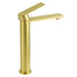 Brushed Gold Stainless Steel Tall Basin Mixer Vanity Sink Faucet Laundry Spout