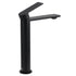 WELS Matt Black Square Tall Flat Lever Handle Basin Mixer Vanity Sink Faucet Spout