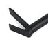 WELS Matt Black Square Tall Flat Lever Handle Basin Mixer Vanity Sink Faucet Spout