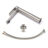 WELS Brushed Nickel Tall Basin Mixer Vanity Sink Faucet Spout 304SUS Laundry Tap