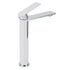WELS Polished Chrome Tall Basin Mixer Vanity Sink Faucet Spout Laundry Flat Tap