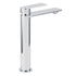WELS Polished Chrome Tall Basin Mixer Vanity Sink Faucet Spout Laundry Flat Tap