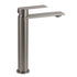 WELS Square Tall Flat Handle Basin Mixer Vanity Sink Faucet Spout Gun Metal Gey
