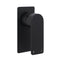 Matte Black Rectangle Shower Mixer Hot Cold Control Tap 35mm Ceramic Cartridge