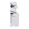 Watermark Chrome Square Shower Mixer Diverter Tap Valve For Shower Combo Spout