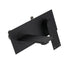 Matte Black Basin Mixer Bathroom Vanity Faucet Wall Mounted Tap Slim Flat Spout