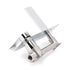 WELS 4.5L/m Chrome Square Wall Mounted Basin Mixer Laundry Faucet Tap Spout Set