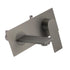 WELS 4.5L/m Gun Metal Square Wall Mount Basin Mixer Laundry Faucet Tap Spout Set