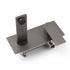 WELS 4.5L/m Gun Metal Square Wall Mount Basin Mixer Laundry Faucet Tap Spout Set