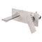 WELS Bruhsed Nickel Square Wall Concealed Basin Mixer Laundry Faucet Tap Spout