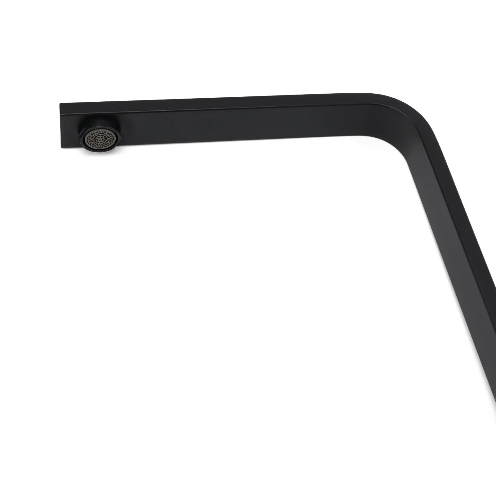 WELS Matte Black High Rise Gooseneck Kitchen Sink Laundry Mixer Faucet Tapware