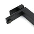 Matt Black Square Basin Counter Flick Mixer Tap Bathroom Vanity Faucet Outlet