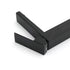 Matt Black Stainless Steel Square Tall Basin Mixer Sink Tap High Vanity Spout