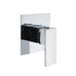 Sqaure Brass Chrome Concealed Bath Shower Mixer Tap For Shower Head Spout Outlet