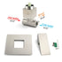 Nickel Brushed Square Lead Free Shower Hot Cold Mixer Ceramic Cartridge Spindle