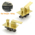 Watermark 1/2 Inch Shower Mixer Diverter Brushed Gold Square Stainless Steel Set