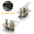AU Standard 1/2 Inch Shower Mixer Diverter Brushed Nickel Square 2 Way Switch