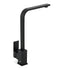 Matt Black Square Gooseneck 360 Swivel Laundry Sink Kitchen Mixer Faucet Tapware
