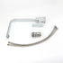 WELS Chrome Square Gooseneck Spout Swivel Laundry Sink Kitchen Mixer Faucet Tap