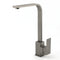 WELS Gun Metal Square Gooseneck Swivel Laundry Kitchen Mixer Faucet Sink Tap Set