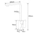 WELS Gun Metal Square Gooseneck Swivel Laundry Kitchen Mixer Faucet Sink Tap Set