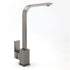 WELS Gun Metal Square Gooseneck Swivel Laundry Kitchen Mixer Faucet Sink Tap Set