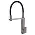 Gun Metal Tall Kitchen Sink Basin Mixer Swivel Faucet Tap Pull Out Spout Head