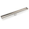 304 Stainless Steel 600mm Tile Insert Linear Shower Grate Floor Drain 50mm Waste
