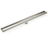 304 Stainless Steel 800mm Tile Insert Linear Shower Grate Floor Drain 50mm Waste