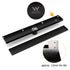 WaterMark Matt Black 900mm Tile Insert Shower Grate Floor Drain 50mm Flow Waste