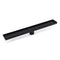 Matt Black 600mm Tile Insert Linear Shower Grate Floor Drain 50mm Waste Outlet