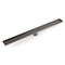 Gun Metal 304 SUS 900mm Tile Insert Linear Shower Grate Floor Drain 50mm Waste