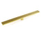 Brushed Gold Bathroom 800mm Strip Fence Long Shower Grate Floor Drain 50mm Waste