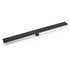 Matt Black 800mm Strip Fence Shower Grate Floor Drain Central 50mm Waste Outlet