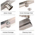 Bathroom Stainless Steel 800mm Strip Fence Shower Grate Floor Drain 50mm Outlet