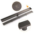 Watermark Gun Metal 800mm Strip Fence Linear Shower Grate Floor Drain 50mm Waste