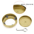 Brushed Gold 100mm In Diamater Tile Insert Floor Drain Shower Grate 75mm Outlet