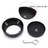 Matt Black Round 100mm Tile Insert Floor Drain Shower Grate 75mm Waste Outlet