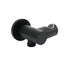 Matt Black Brass Hand Shower Bracket Swivel Holder Wall Elbow Connector Water Inlet Kit