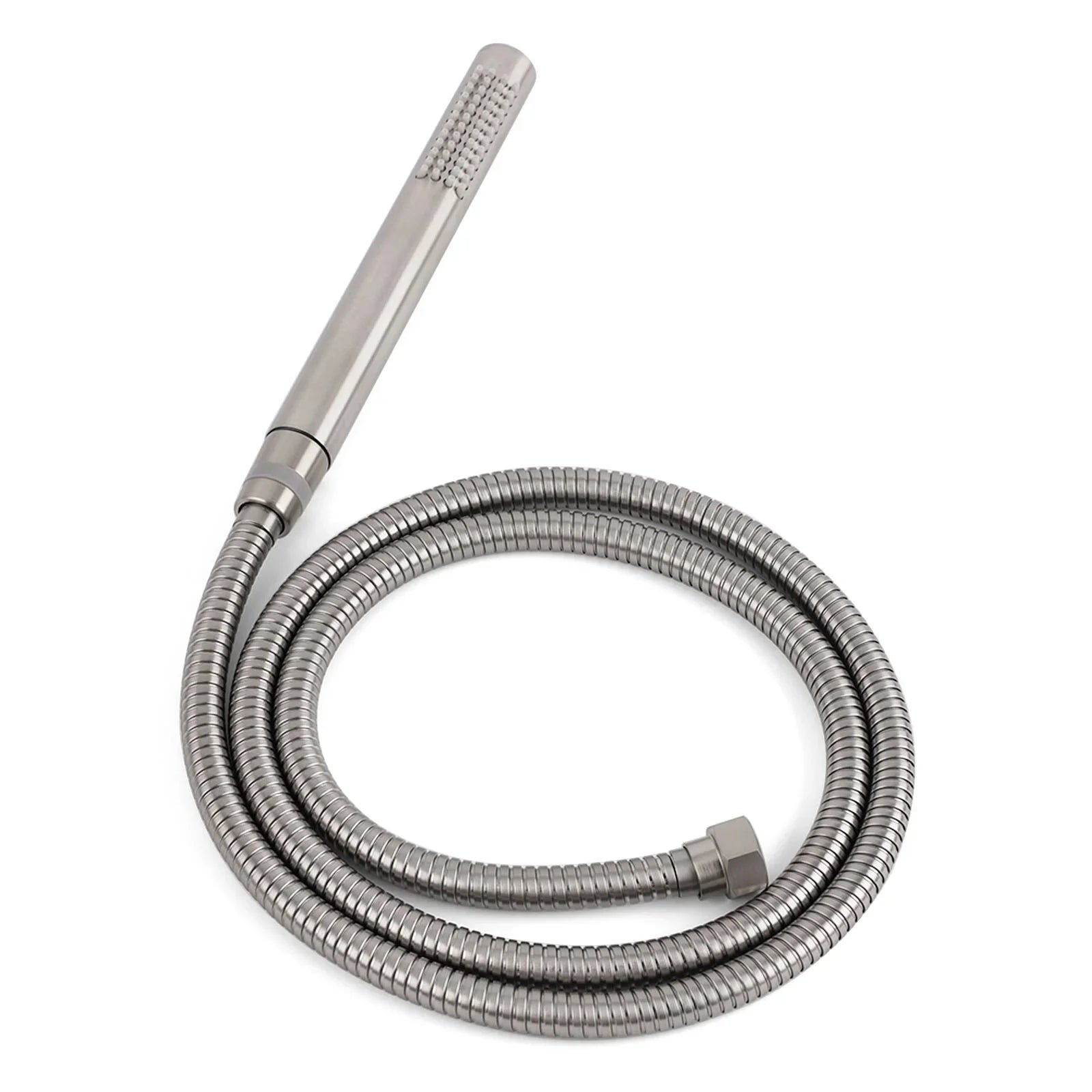 WELS Brushed Nickel 2in1 Shower Set Sliding Rail Arm 8