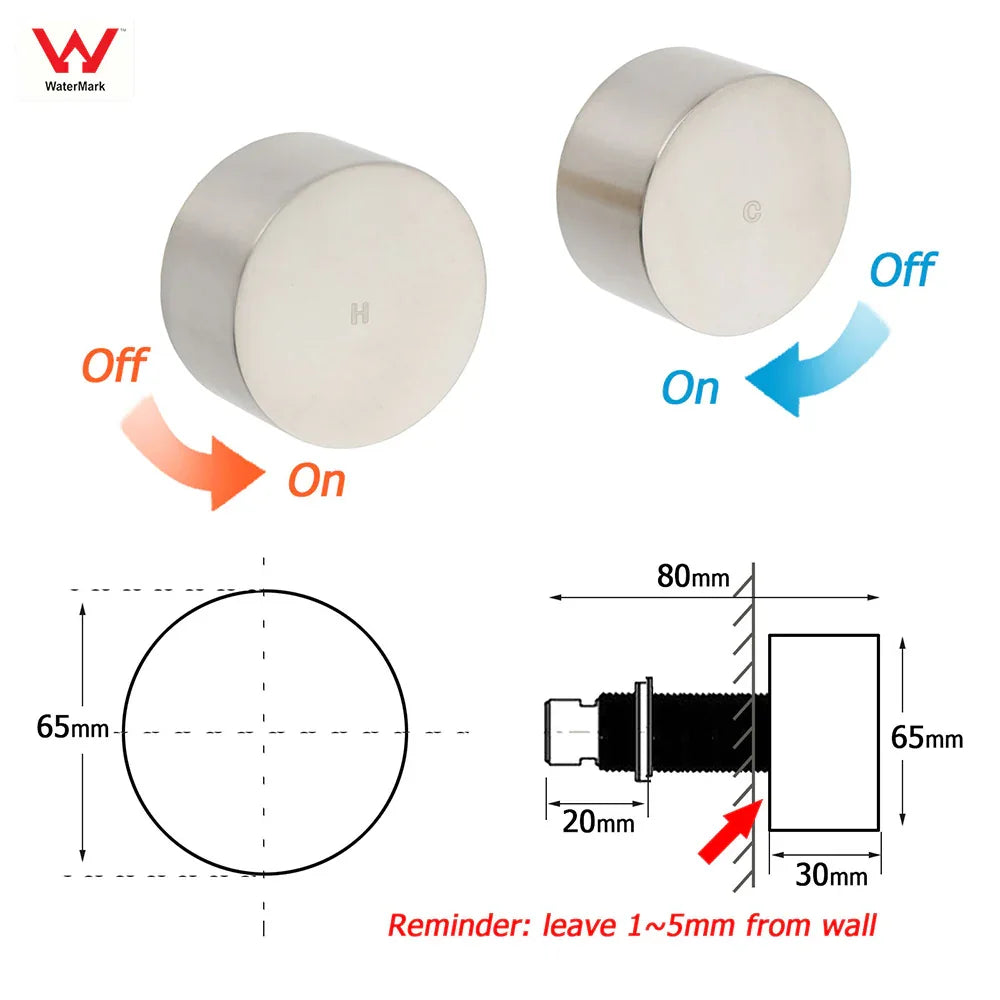 WELS Brushed Nickel Dual Shower Set Sliding Rail Arm 12
