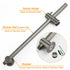 WELS Gun Metal Round 10" Twin Shower Head 3 Modes Handheld Slide Rail Hot Cold Taps Set