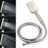 WELS Brushed Nickel 12" Rain Head Shower Square 3 Modes Handheld Sliding Rail Arm Mixer Dual Set